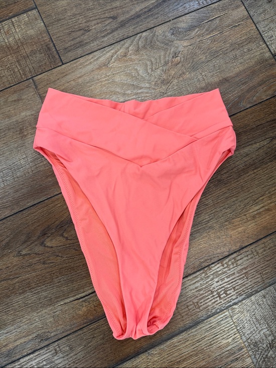 aerie Other - Aerie Coral High-Waist Bikini Bottoms